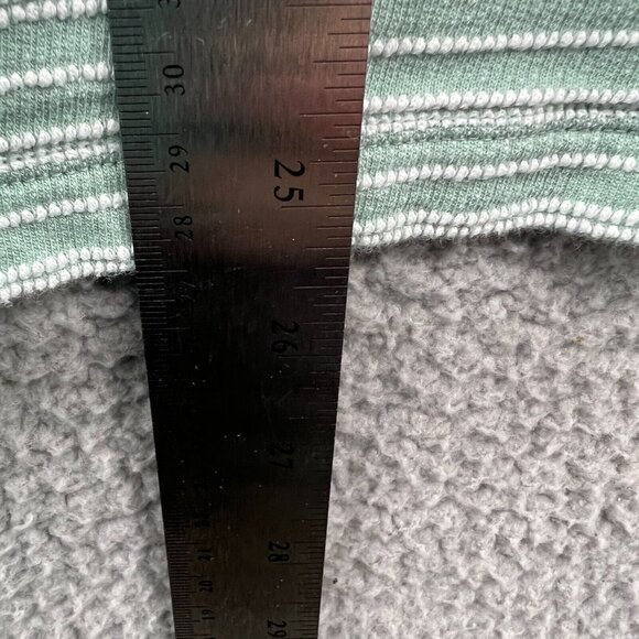 Columbia Womens Top Small Green White Striped‎ Short Sleeve Pullover Shirt - Picture 7 of 8